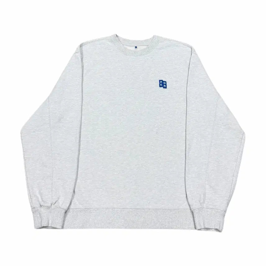[BUNJANG] Ader Error Significant TRS/BL Tag Sweatshirt Grey M / 아더에러 시그니피컨트 TRS/BL 태그 스웨트셔츠 01 그레이 M