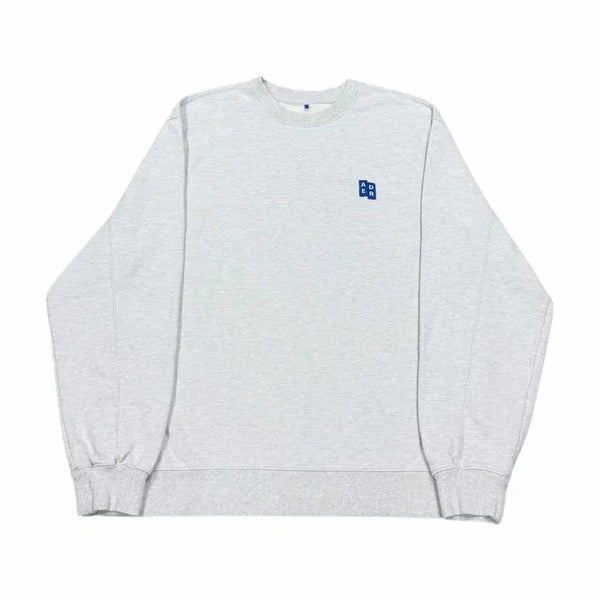 [BUNJANG] Ader Error Significant TRS/BL Tag Sweatshirt Grey M / 아더에러 시그니피컨트 TRS/BL 태그 스웨트셔츠 01 그레이 M