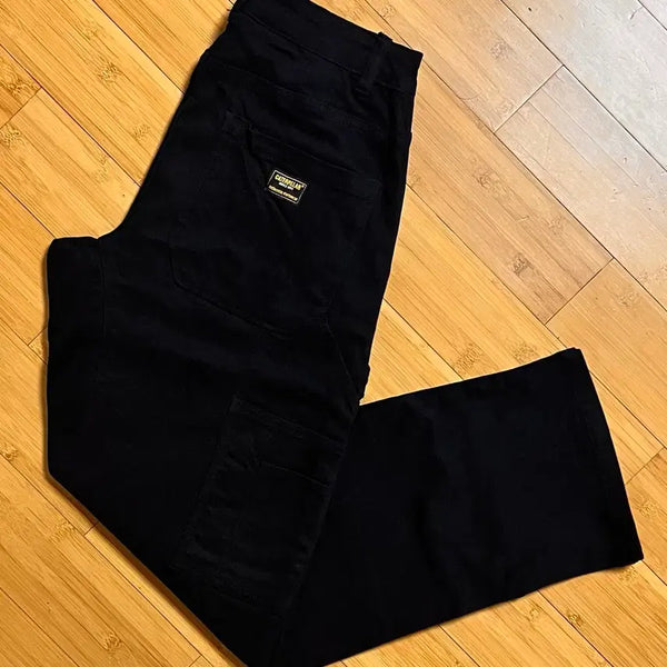[BUNJANG] CAT Double Knee Black Jean Work Pants 30x30 / CAT 더블니 블랙진 워크팬츠 30 X 30