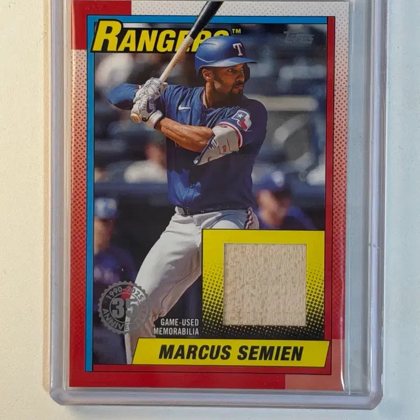 [BUNJANG] Marcus Semien Relic Topps MLB Baseball Card / 마커스 세미엔 렐릭 Topps MLB 야구카드
