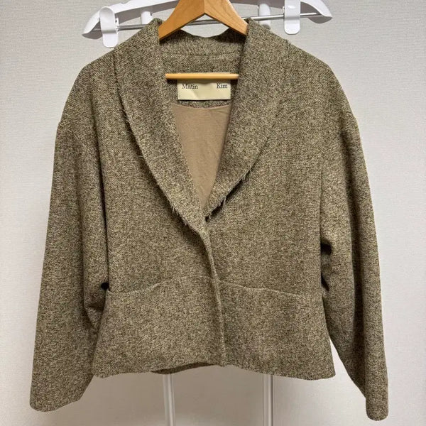 [BUNJANG] Matinkim Tetron Single-Button Jacket / FREE 마뗑킴 여자 테트론 원버튼 자켓
