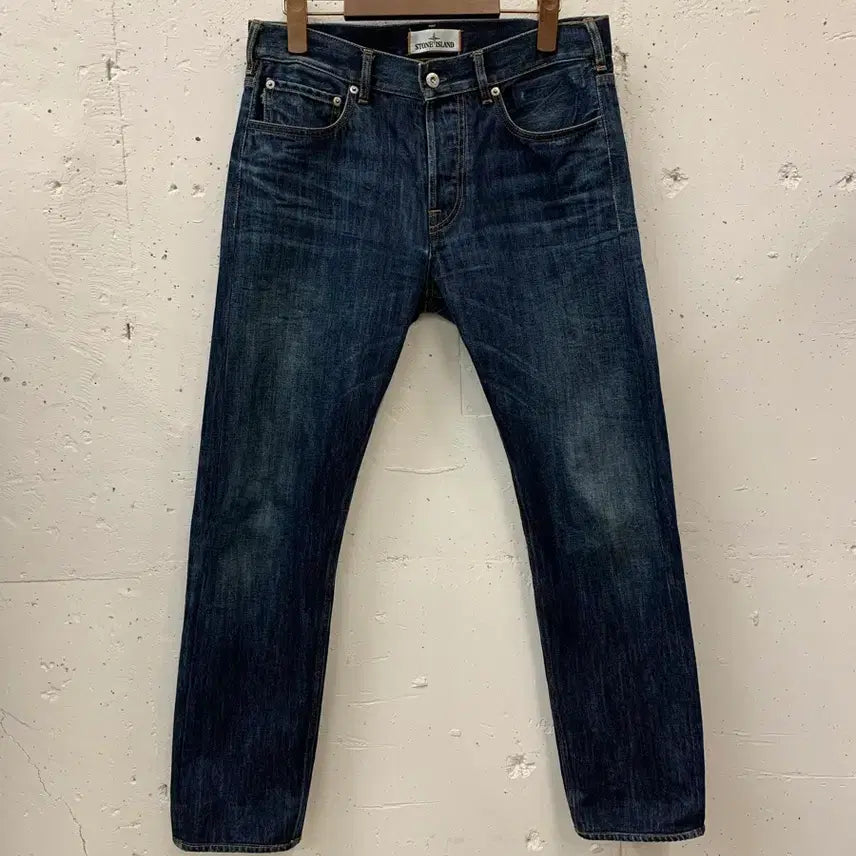 [BUNJANG] Stone Island Dark Navy Denim Jeans / 스톤아일랜드 데님팬츠