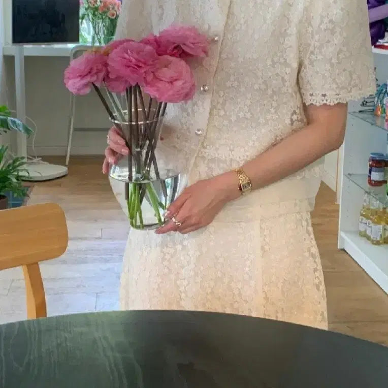 [BUNJANG] Byccini Angel Lace Jacket / 바이씨니 제작 엔젤레이스 자켓