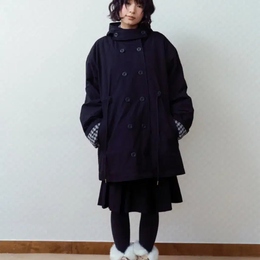 [BUNJANG] OFISH Gaehyeon Parka Padding Black / 오피쉬 개횬 야상 패딩 블랙