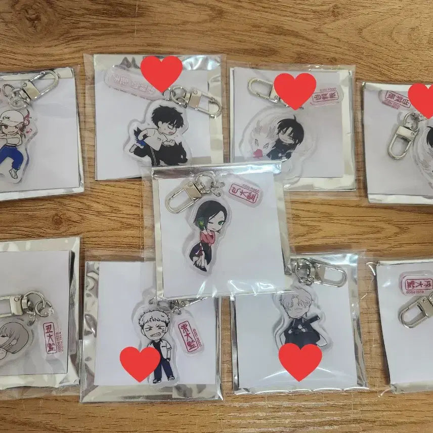 [BUNJANG] Jakdoo Webtoon Acrylic Keychain / 작두 웹툰 아크릴 키링