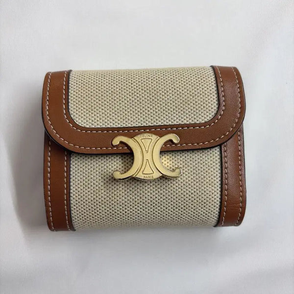 [BUNJANG] Celine Triomphe Canvas Bifold Wallet / 셀린느 트리오페 캔버스 3단 반지갑 [단품]