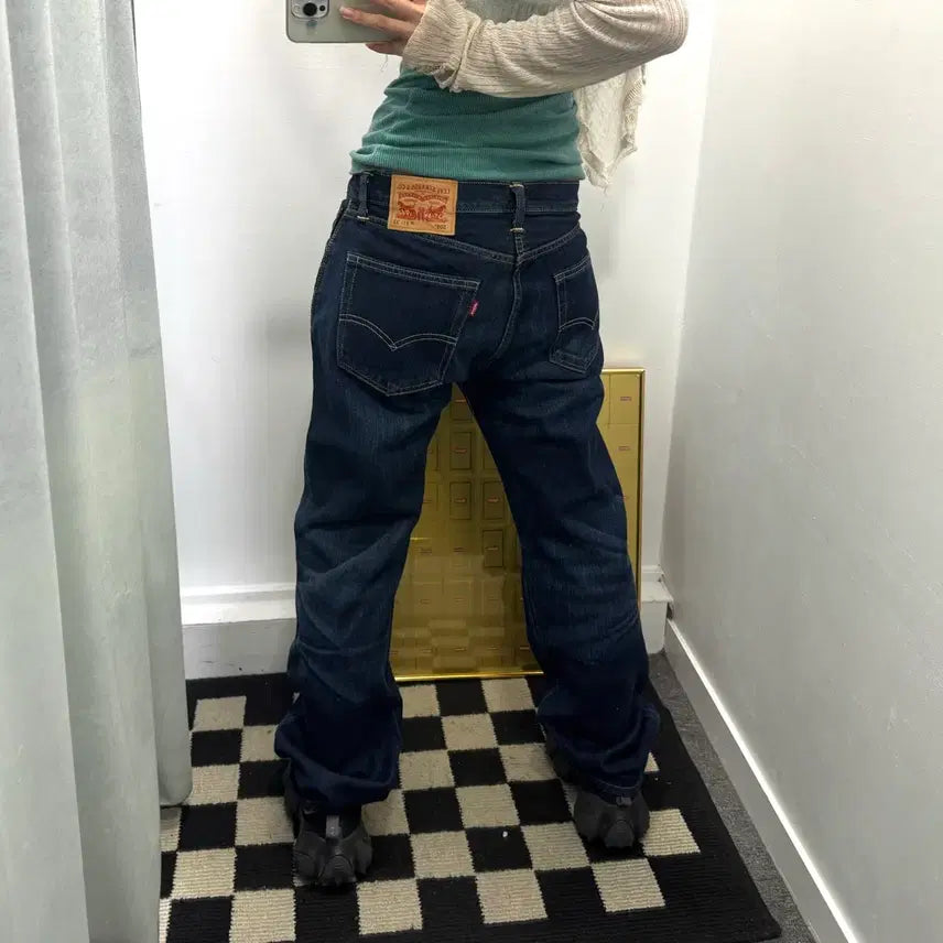 [BUNJANG] Levi's 505 Denim Pants (Dark Wash) / 리바이스505 진청 데님팬츠