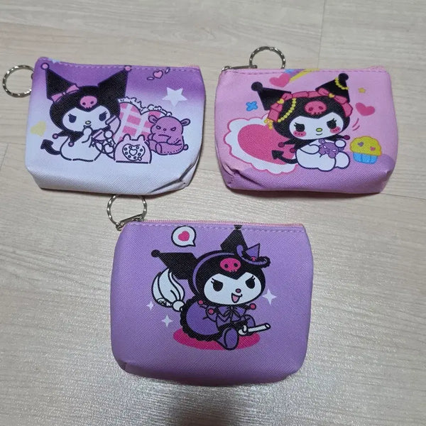 [BUNJANG] Kuromi Pouch 3 Types Set New / 쿠로미 파우치 3종 새상품 (개당단가)