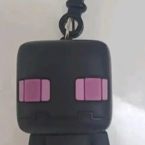 [BUNJANG] Minecraft Enderman Rubber Bag Hanger Keychain / 마인크래프트 엔더맨 러버 백행거 키링