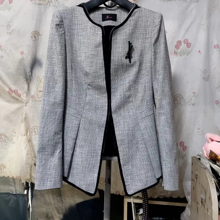 [BUNJANG] JJ JIGOTT Women's Check Pattern Jacket / JJ지고트    자켓
