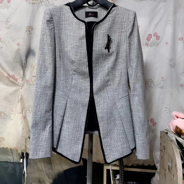 [BUNJANG] JJ JIGOTT Women's Check Pattern Jacket / JJ지고트    자켓