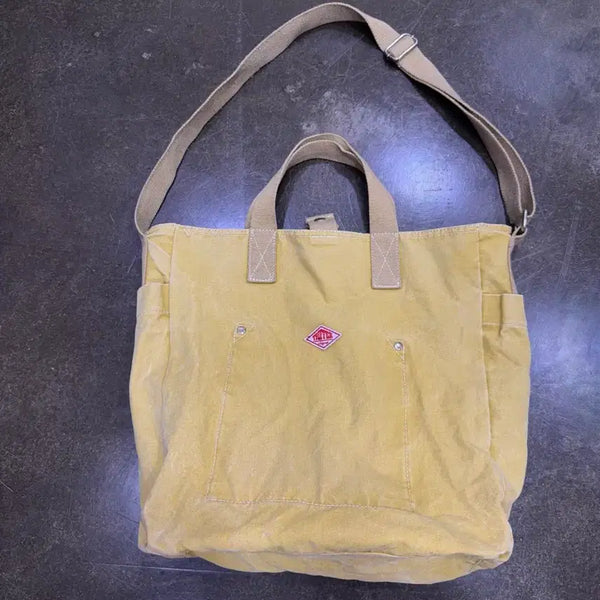 [BUNJANG] Tripper Canvas Tote Bag Camel Yellow / 트리퍼 캔버스 토트백 카멜 옐로우 토트백 크로스백