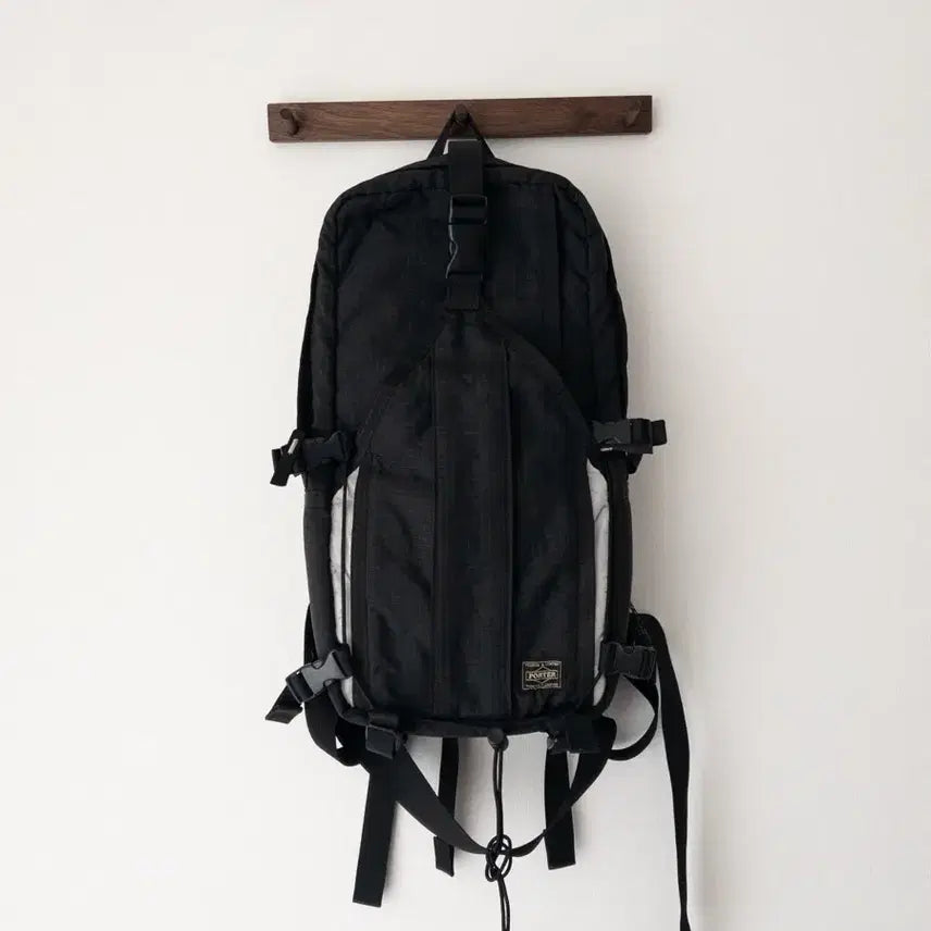[BUNJANG] Porter Yoshida Bicycle Style Ripstop Backpack Black / 요시다포터 바이시클 스타일 립스탑 백팩 블랙