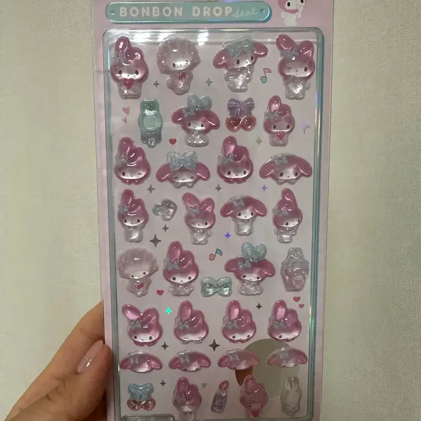 [BUNJANG] Sanrio My Melody Bonbon Drop Sticker / 일본 산리오 봉봉 드롭 스티커 마이멜로디