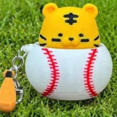 [BUNJANG] Tiger Baseball Clicker Keychain / 호랑이 야구공 클리커 키링