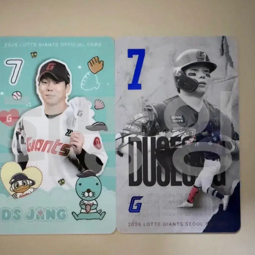 [BUNJANG] Lotte Giants Jang Doo-sung Player Photocard Bundle Set / 롯데자이언츠 장두성 선수 포토카드