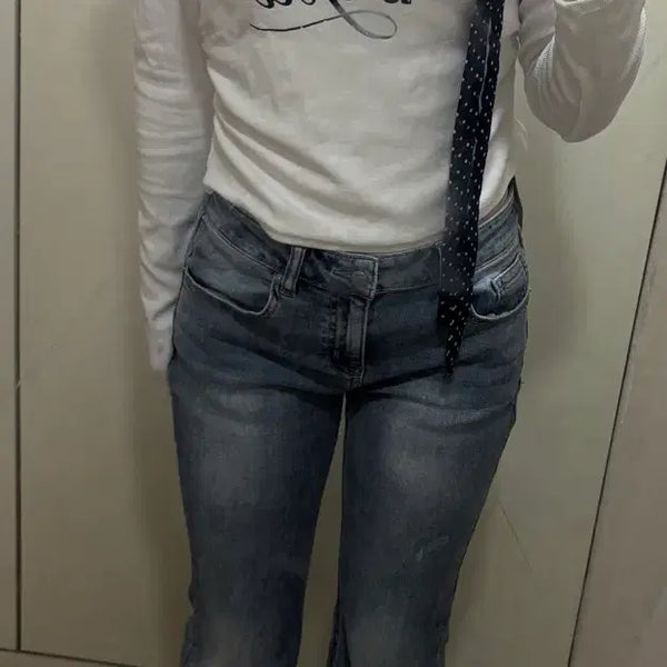[BUNJANG] One-Shoulder Long Sleeve T-Shirt / 원오프숄더 긴팔 티셔츠 팔아요