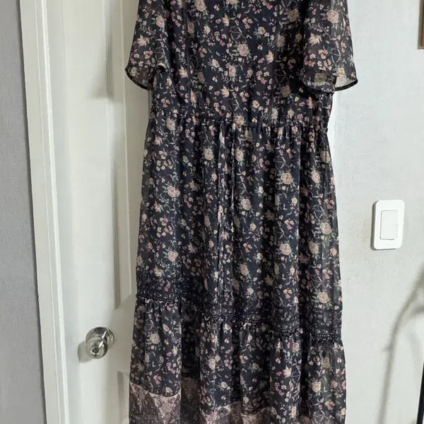 [BUNJANG] Thursday Island Floral Pattern Long Dress / 써스데이아일랜드 원피스 m