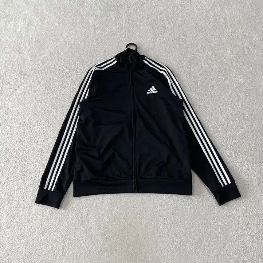 [BUNJANG] Adidas 3S Track Top Jersey Jacket XL / XL 아디다스 블랙 3S 트랙탑 져지자켓 105