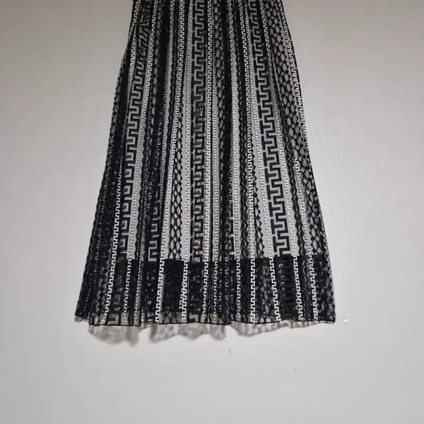 [BUNJANG] MICHAA Embroidered Lace Flare Long Skirt / 미샤MICHAA이태리 자수레이스 롱스커트28~29