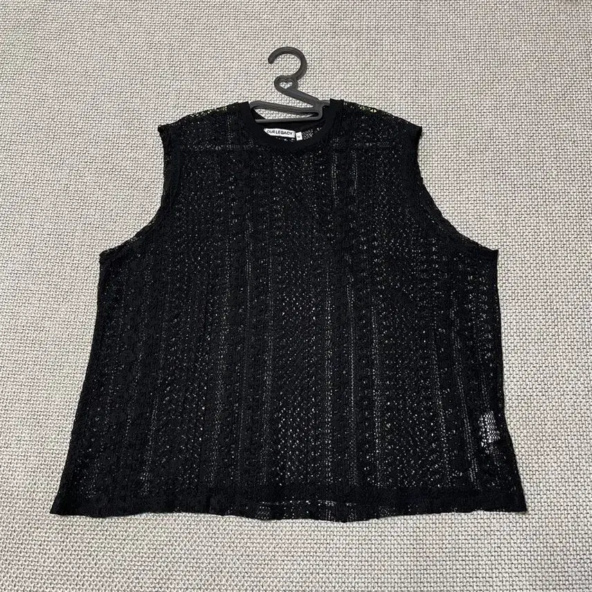[BUNJANG] 52 Hours Legacy See-through Box Sleeveless B.7608 / 52 아워레거시 시스루 박스 스리브리스 B.7608