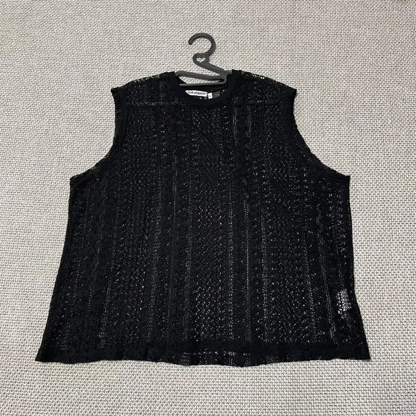 [BUNJANG] 52 Hours Legacy See-through Box Sleeveless B.7608 / 52 아워레거시 시스루 박스 스리브리스 B.7608