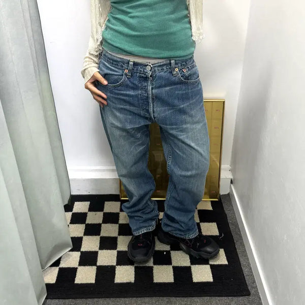 [BUNJANG] Levi's 501 Medium Wash Denim Pants / 리바이스501 중청 데님팬츠