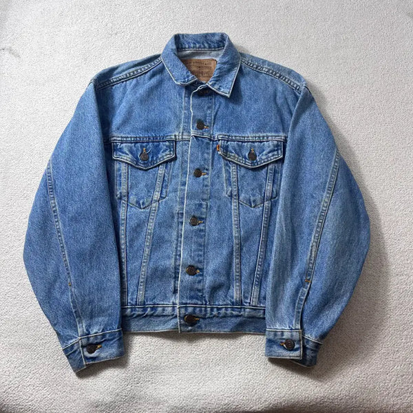 [BUNJANG] Levi's 90s Orange Tab Denim Trucker Jacket / 100 리바이스 90s 오렌지탭 데님 트러커 자켓 #582