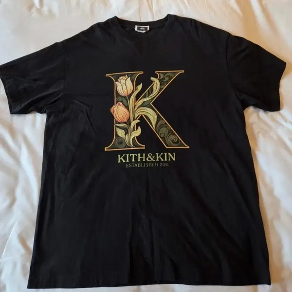 [BUNJANG] Kith K Logo T-Shirt / [정품] KITH K 로고 반팔티 L