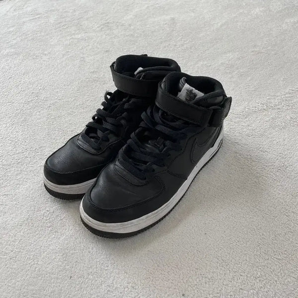 [BUNJANG] Nike Stussy Air Force 1 Mid PS Black / 270 나이키 스투시 에어포스1 미드 PS 블랙