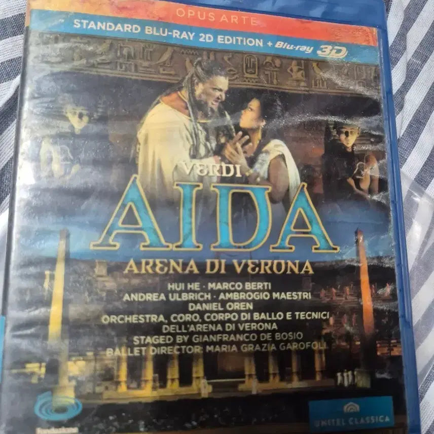 [BUNJANG] Verdi's Aida 2D + 3D Blu-ray (Import Edition) / 베르디 아이다 블루레이 2D + 3D 수입판