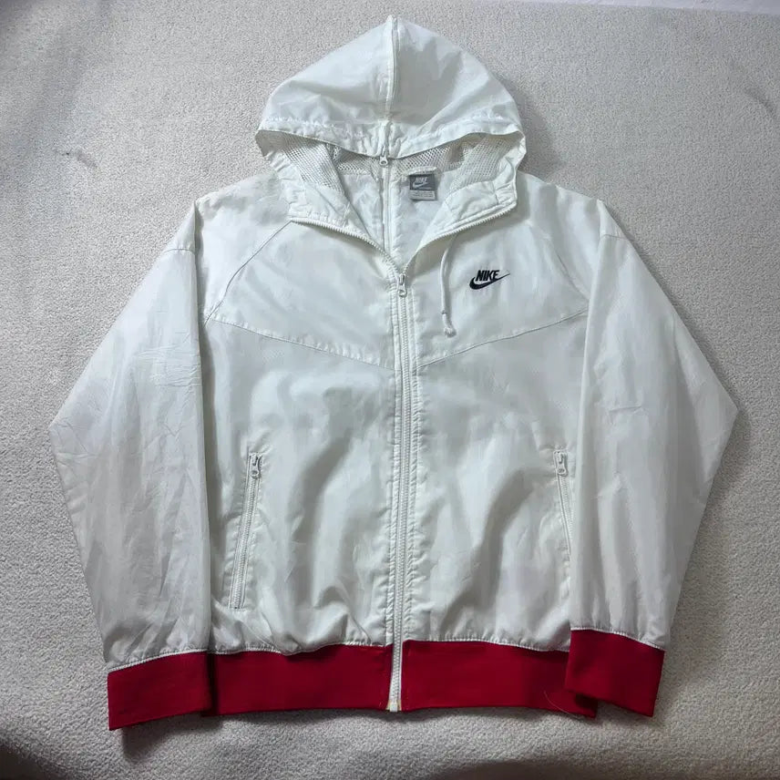[BUNJANG] Nike USA White Windbreaker Jacket / 100 나이키 USA 화이트 윈드브레이커 자켓 #583