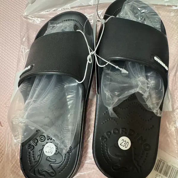 [BUNJANG] Spodin Dino Slide Black / 스포딘 디노슬라이드 블랙 230  220 230