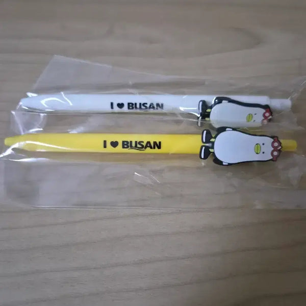 [BUNJANG] Busan Boogi Ballpoint Pens Set / 부산 부기 볼펜 2개 일괄 부산 기념품