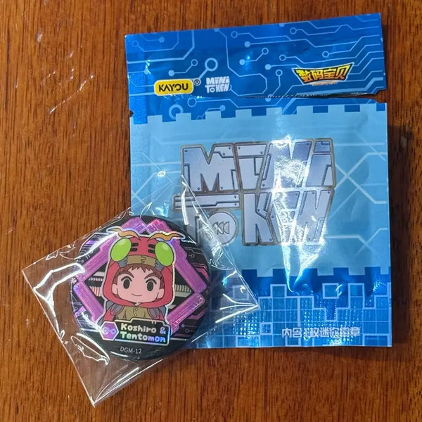 [BUNJANG] Digimon Adventure Tentomon Mini Token Badge / 디지몬 어드벤쳐 미니토큰 뱃지 텐타몬 한솔이