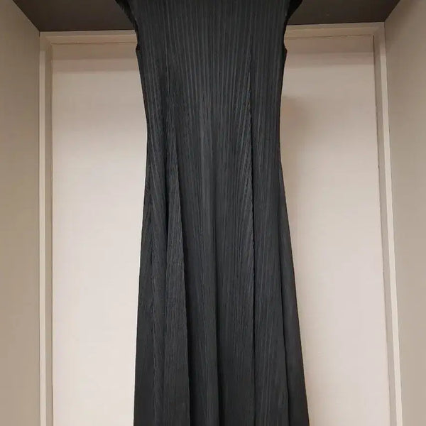 [BUNJANG] Pleats Please Black Long Dress M / 플리츠미 블랙 롱원피스 25년