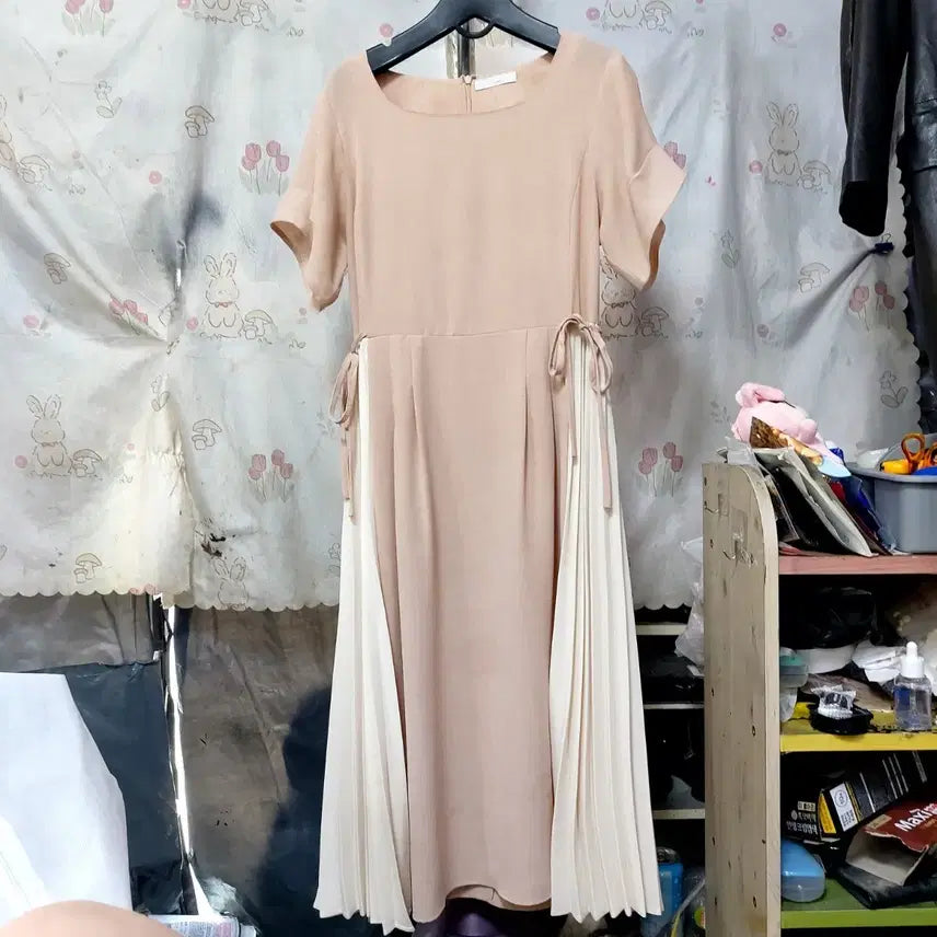 [BUNJANG] JJ JIGOTT Beige Long Dress / JJ지고트   원피스