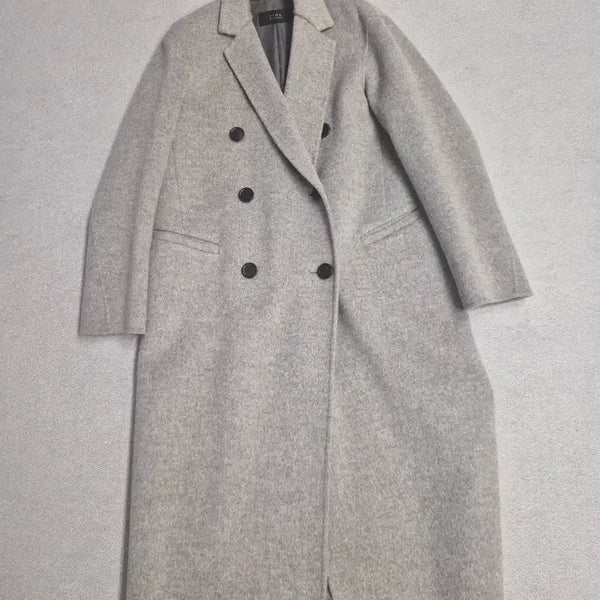 [BUNJANG] Time Gray Long Coat / 타임 그레이 롱 코트