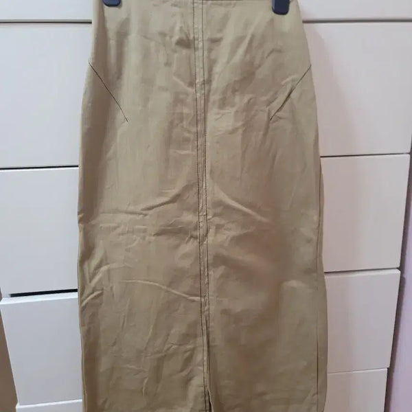 [BUNJANG] 8seconds Beige Long Skirt Free Size / 8세컨즈 베이지 롱 스커트 F 사이즈예요
