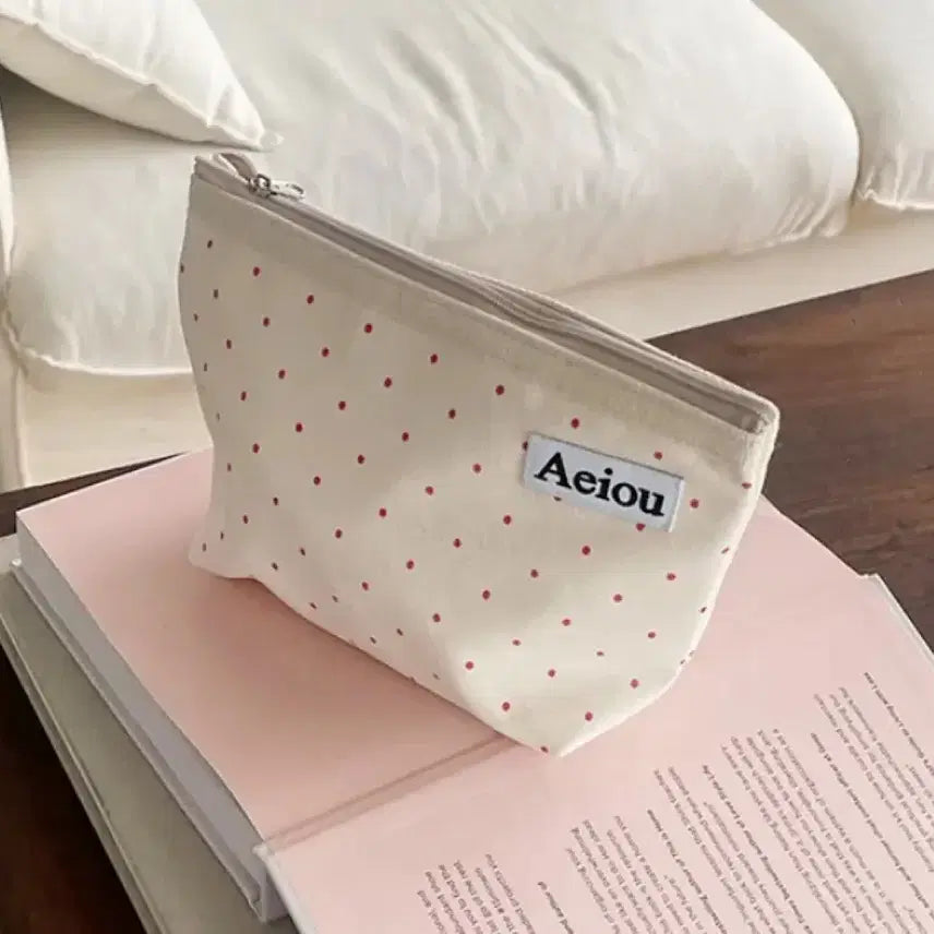 [BUNJANG] Aeiou Dot Pouch L / [새상품] 아에이오우 Aeiou 도트 파우치 L