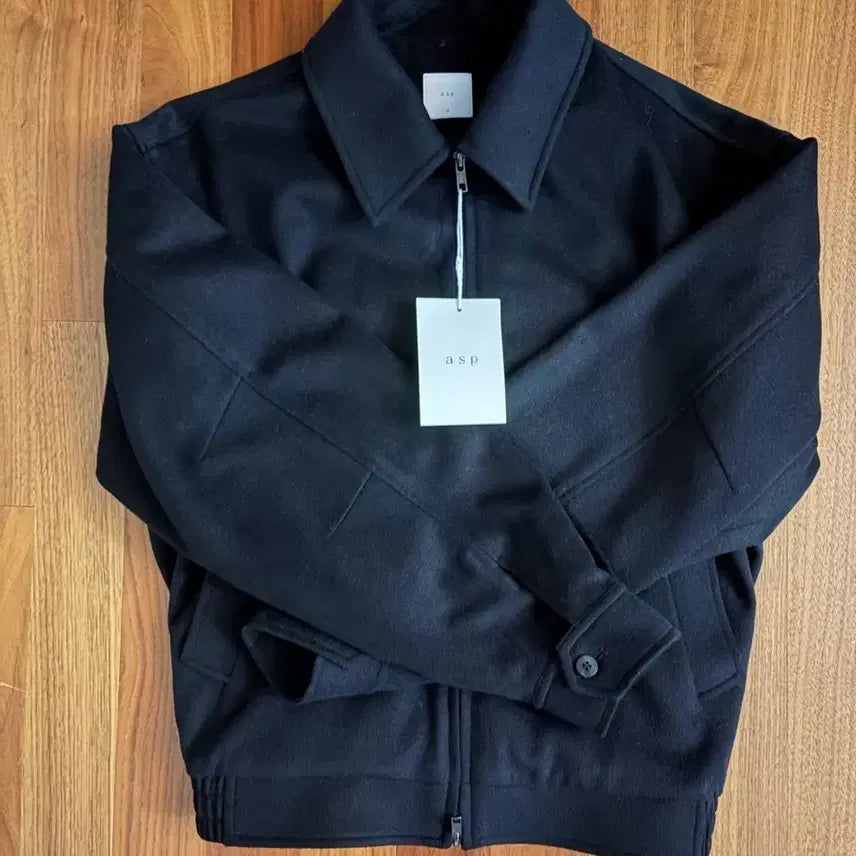 [BUNJANG] Aseup Cashmere Blouson Jacket Black / (새 상품) 애습 캐시미어 블루종 반가에 팝니다
