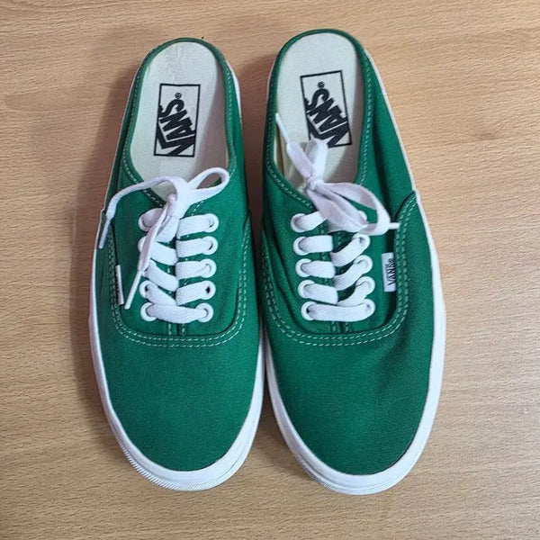 [BUNJANG] Vans Old Skool Green Mule Size 250 / 반스 올드스쿨 그린 뮬  사이즈 250 세탁완