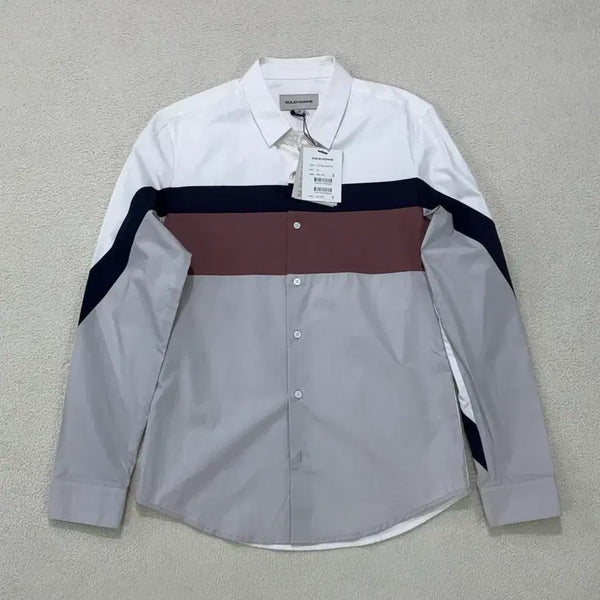 [BUNJANG] Solid Homme Colorblock Shirt Size 46 / 새상품 솔리드옴므 배색 셔츠 46사이즈 95