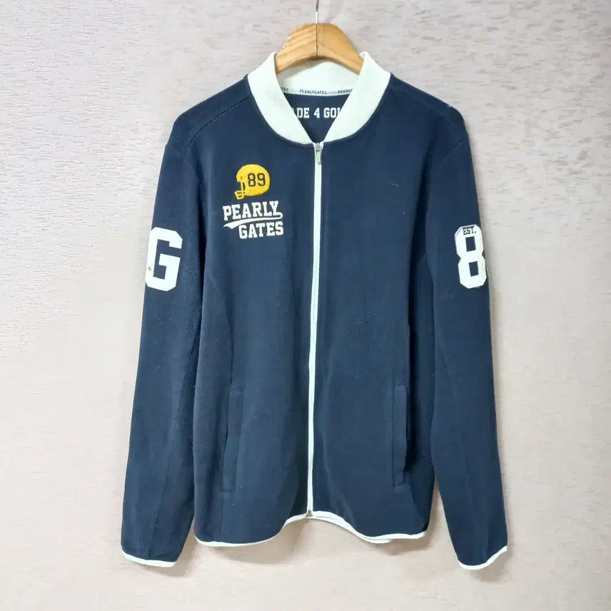 [BUNJANG] Parigates Navy Zip-Up Jacket / B8-30/파리게이츠 네이비 폴리스 집업자켓 봄가을 남성100