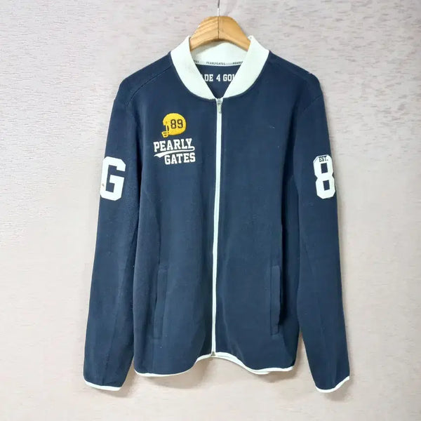 [BUNJANG] Parigates Navy Zip-Up Jacket / B8-30/파리게이츠 네이비 폴리스 집업자켓 봄가을 남성100