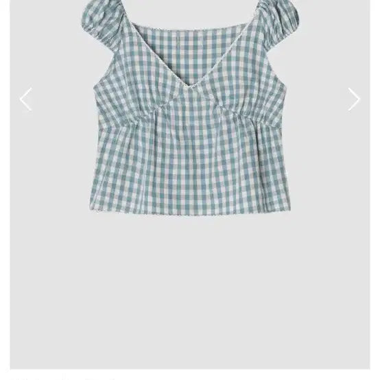 [BUNJANG] Sodding Bread Sarah Blue Check Blouse / 쏘딩키브레드 사라 체크 블라우스 Sarah Blue Check Blouse