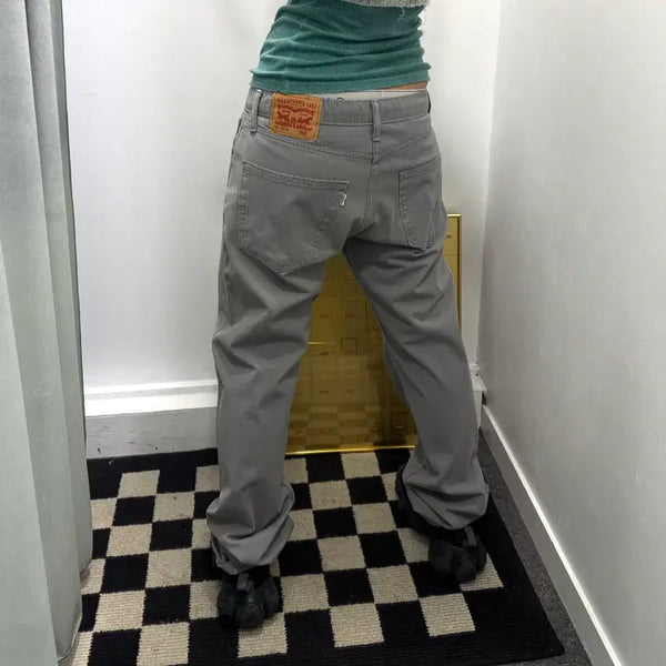 [BUNJANG] Levi's 502 Grey Denim Pants / 리바이스502 그레이 데님팬츠