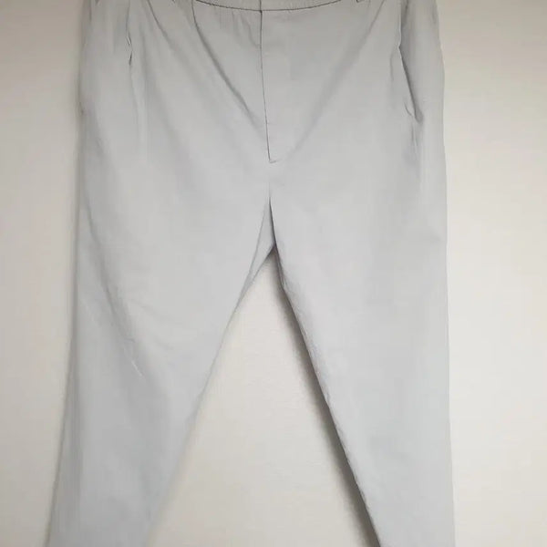 [BUNJANG] Time Homme Linen String Banding Slacks Warm Grey / [48(32사이즈 정도)] 타임옴므 린넨 스트링 밴딩 슬랙스 웜그레이