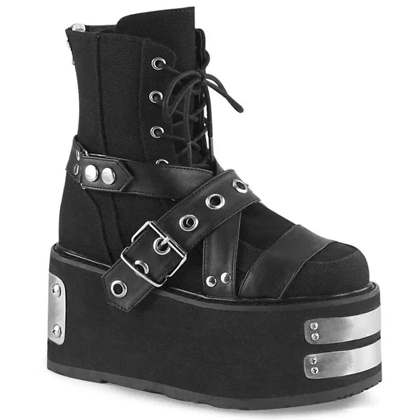 [BUNJANG] Demonia Damned 116 Platform Boots / 락샵 데모니아 댐드 116 통굽 부츠 고스펑크 us7 (235-240)