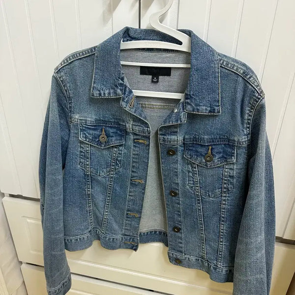 [BUNJANG] Uniqlo Denim Jacket Medium Wash M / 유니클로 청자켓 중청 M